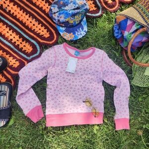 Y2K Vintage Paul Frank Pink Waffle Cotton Long Sleeve Tee